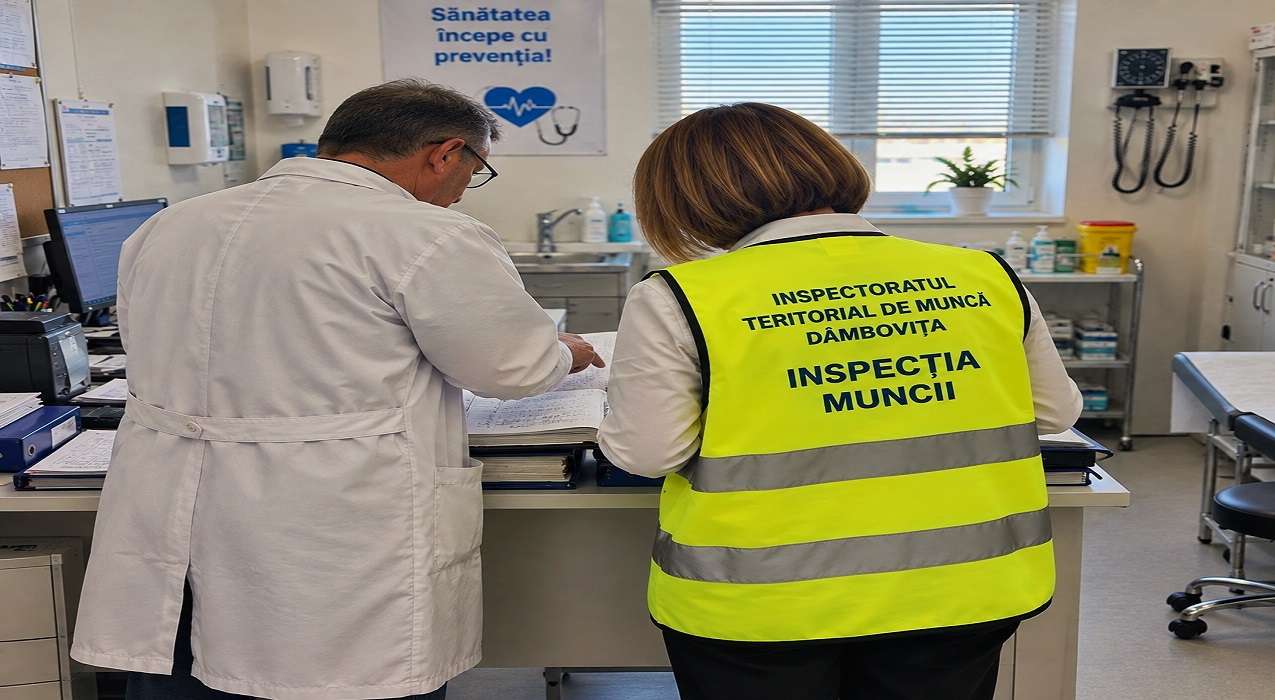 ITM Dâmbovița a verificat 23 de unități medicale. Inspectorii au găsit mai multe nereguli privind timpul de muncă, controalele medicale și securitatea angajaților